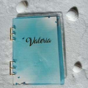 Libreta personalizada con mariposas