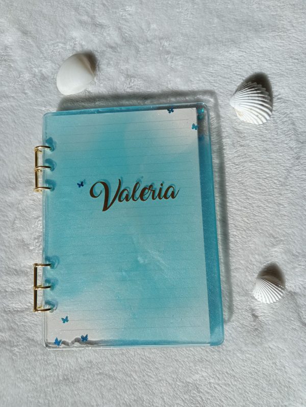 Libreta personalizada con mariposas