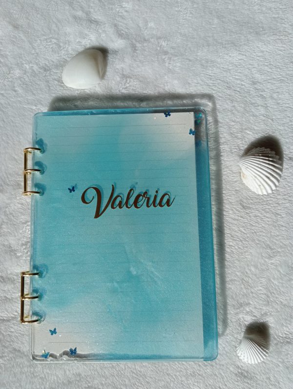 Libreta personalizada con mariposas